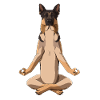 Meditate German Shepherd Dog