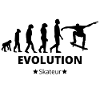 Evolution - Skateboarder