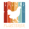 Retro Hühner Flüsterer Geschenk