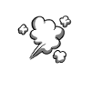The fart - cartoon cloud
