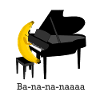 Banana Piano Piano Klassisen musiikin sinfonia