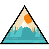 Mountains Nature Hiking Sunset triangular