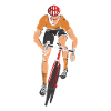 Racing cyclist