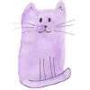 Chat violet