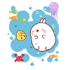 Molang Piu Piu Marine Animals Adventure Sea