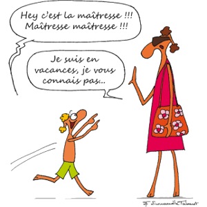 Maîtresse - Vacances incognito - Garçon