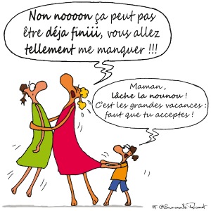 Nounou - Départ en vacances - Garçon