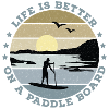 SUP - Life is better on a paddle board (men)