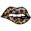 Lips leopard