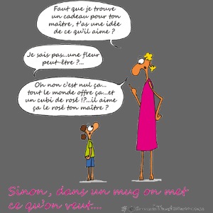 Maître - Cadeau de fin d'année - Garçon