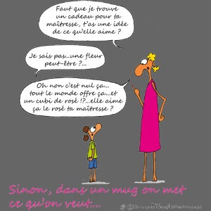 Maitresse - Cadeau de fin d'année - Garçon