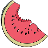 Melon bitten