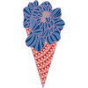 Eis mit Blume