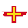 Guernsey National Flag - horizontal brush