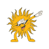 Dabbing sun