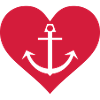 heart anchor