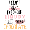 Chocolate saying