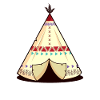 TEEPEE Indian tent