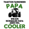 Traktor fahrender Papa