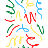 Bunte Linien