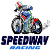 Motorcycle speedway racer