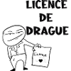 licence de drague personnalisé