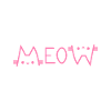 Conception de chat "MEOW"