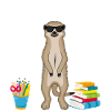 Schulkind Erdmännchen Einschulung Geschenk 2020