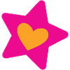 Pink star