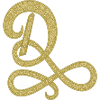 D - gold, letter, alphabet, monogram