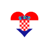 Croatia Croatian Flag Flag Heart
