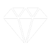 White diamond patterned design