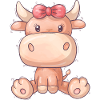 Little cow cartoon