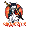 Pawwrrior - Samurai Katze - Krieger