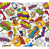 Comic cartoon