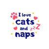 I love cats and naps
