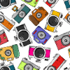 Illustration pattern photography camera