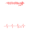 Anatomical heart drawing EKG