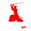 Balançoire d'épée de samouraï