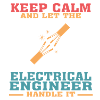 Funny Electrical Engineer Tshirt, Keep Calm
