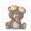 Bear sunglasses summer