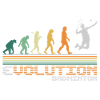 Badminton Shuttlecock Evolution Retro Funny