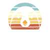 Retro penguin saying penguins