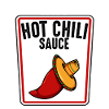 Illustration de sauce pimentée épicée