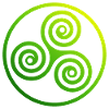 Simbolo celtico potere femminile triskelion veleno