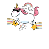 Einhorn Regenbogen Sonnenbrille