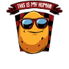 Potato Costume with Sunglasses