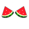 Watermelon Summer Fruit Melon Heat Gift