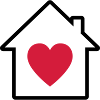 House with a heart