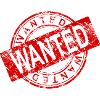 wanted stamp